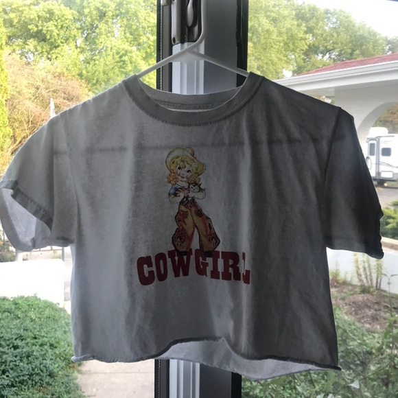 Brandy Melville Tops - Brandy Cowgirl Crop Top